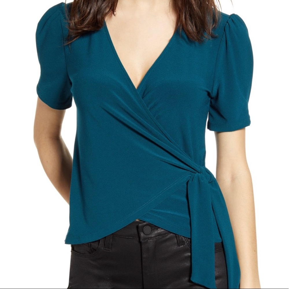 All in Favor Wrap Top